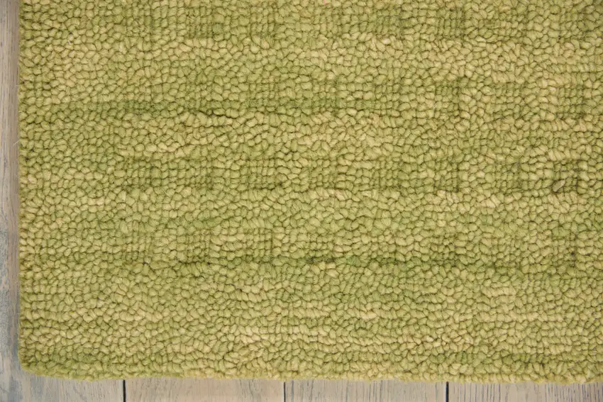 Green Wool Area Rug Photo 9