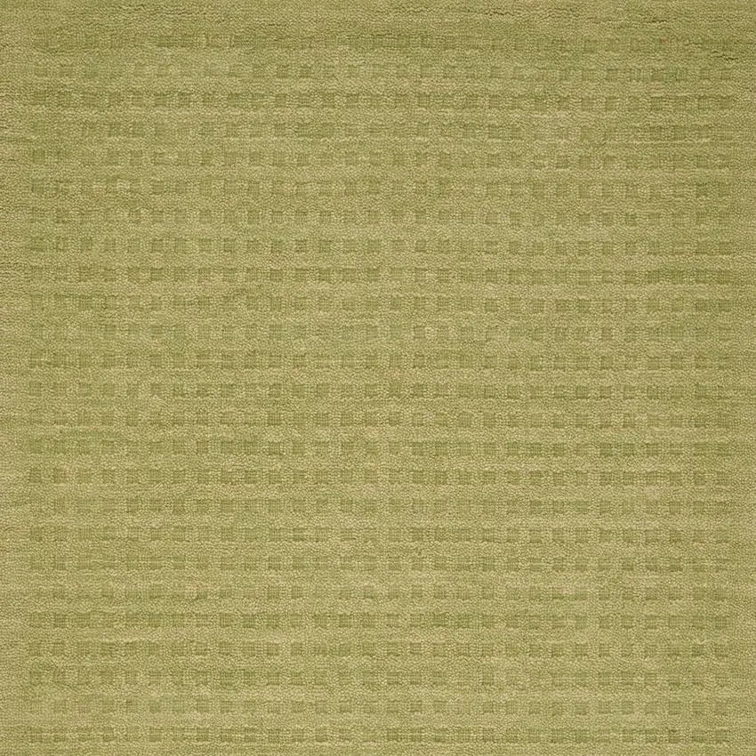 Green Wool Area Rug Photo 3