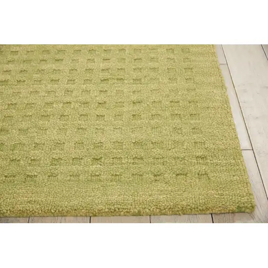 Green Wool Area Rug Photo 7
