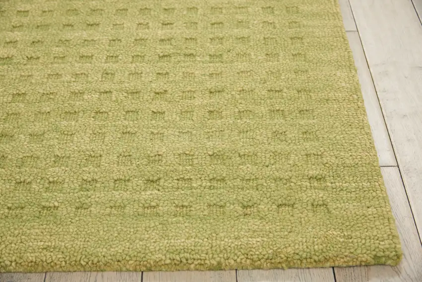 Green Wool Area Rug Photo 7