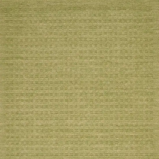 Green Wool Area Rug Photo 6