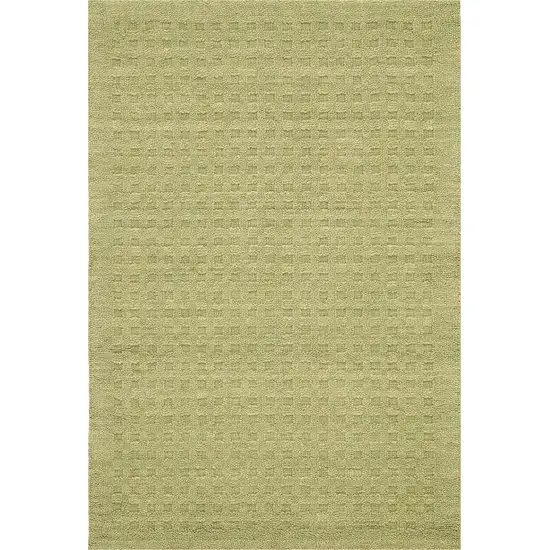 Green Wool Area Rug Photo 7