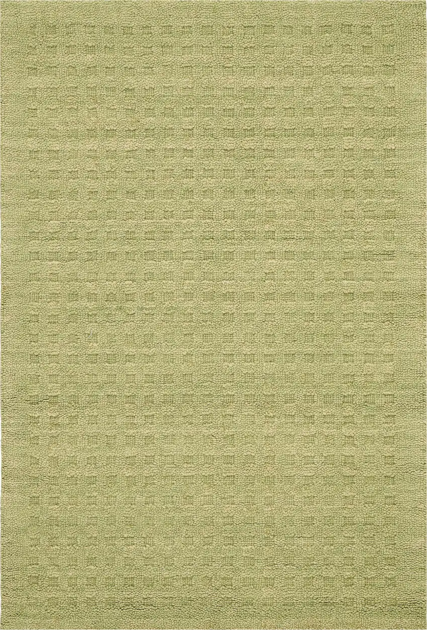 Green Wool Area Rug Photo 7