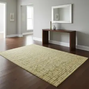 Photo of Green Wool Area Rug