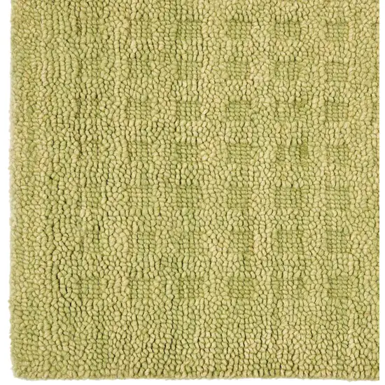 Green Wool Area Rug Photo 7