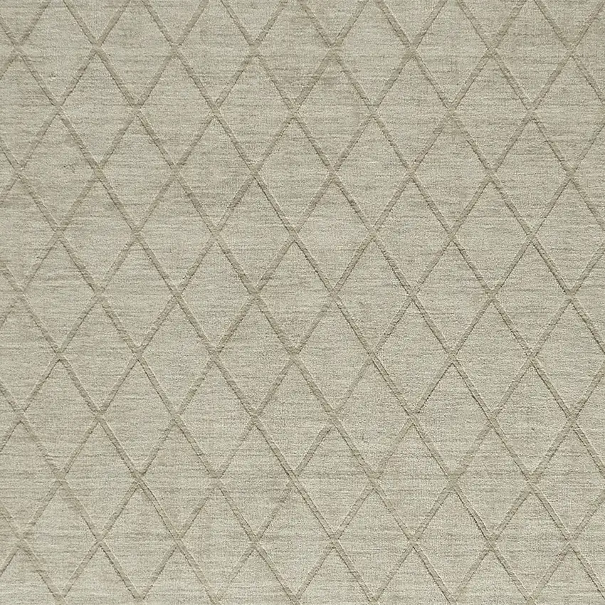 Green Wool Geometric Hand Woven Area Rug Photo 7