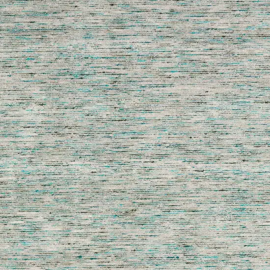 Green Wool Hand Loomed Handmade Area Rug Photo 5