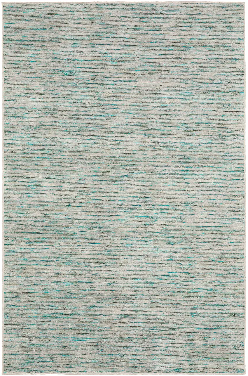 Green Wool Hand Loomed Handmade Area Rug Photo 1
