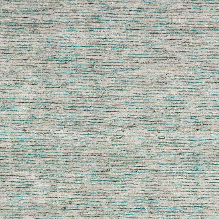 Green Wool Hand Loomed Handmade Area Rug Photo 4