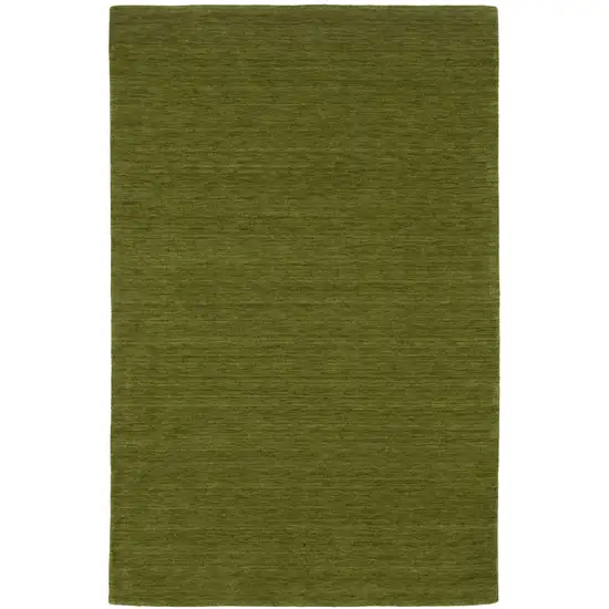 Green Wool Hand Tufted Area Rug Photo 5