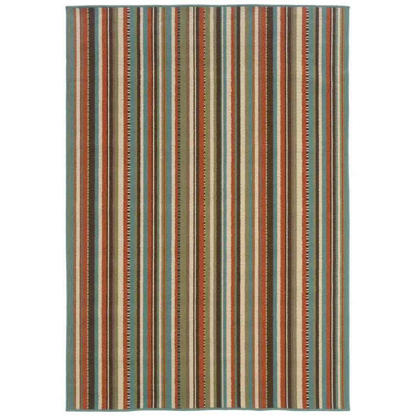 Green Indoor Outdoor Area Rug Photo 2
