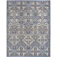 Photo of Green and Ivory Floral Power Loom Area Rug
