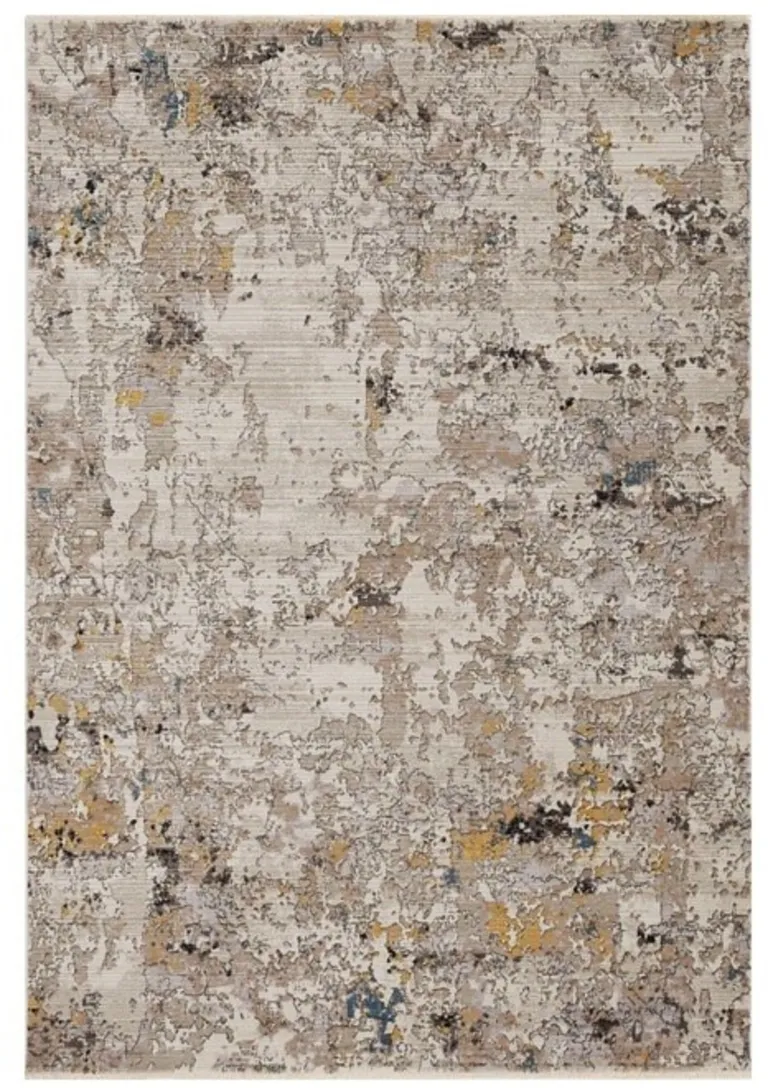 Grey Abstract Area Rug Photo 3