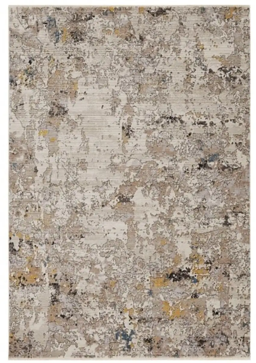 Grey Abstract Area Rug Photo 1