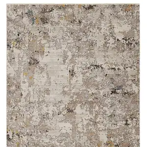 Photo of Grey Abstract Area Rug