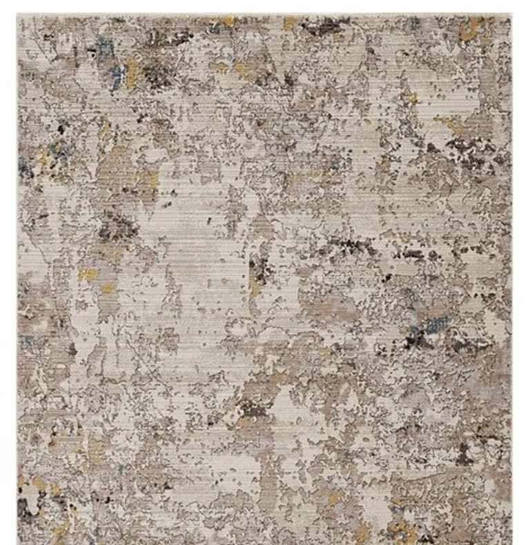 Grey Abstract Area Rug Photo 1