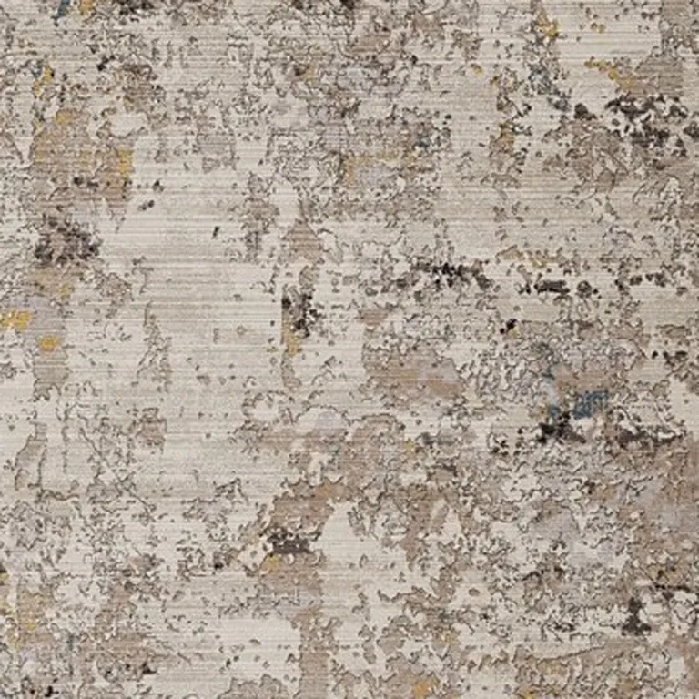 Grey Abstract Area Rug Photo 2