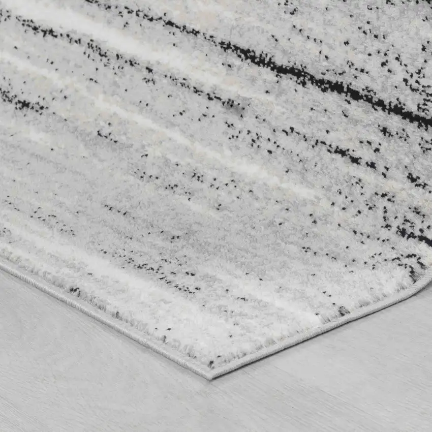 Grey Abstract Area Rug Photo 7