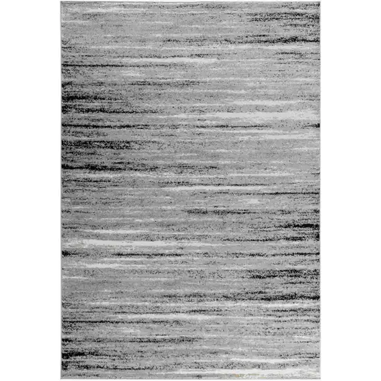Grey Abstract Area Rug Photo 4