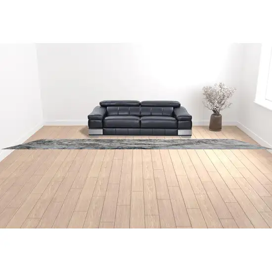 Grey Abstract Area Rug Photo 2