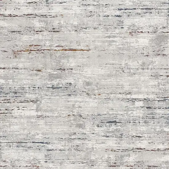 Grey Abstract Area Rug Photo 4