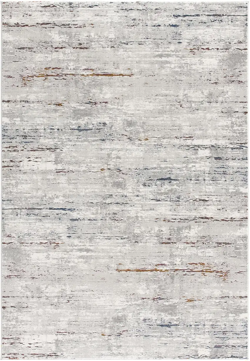 Grey Abstract Area Rug Photo 2