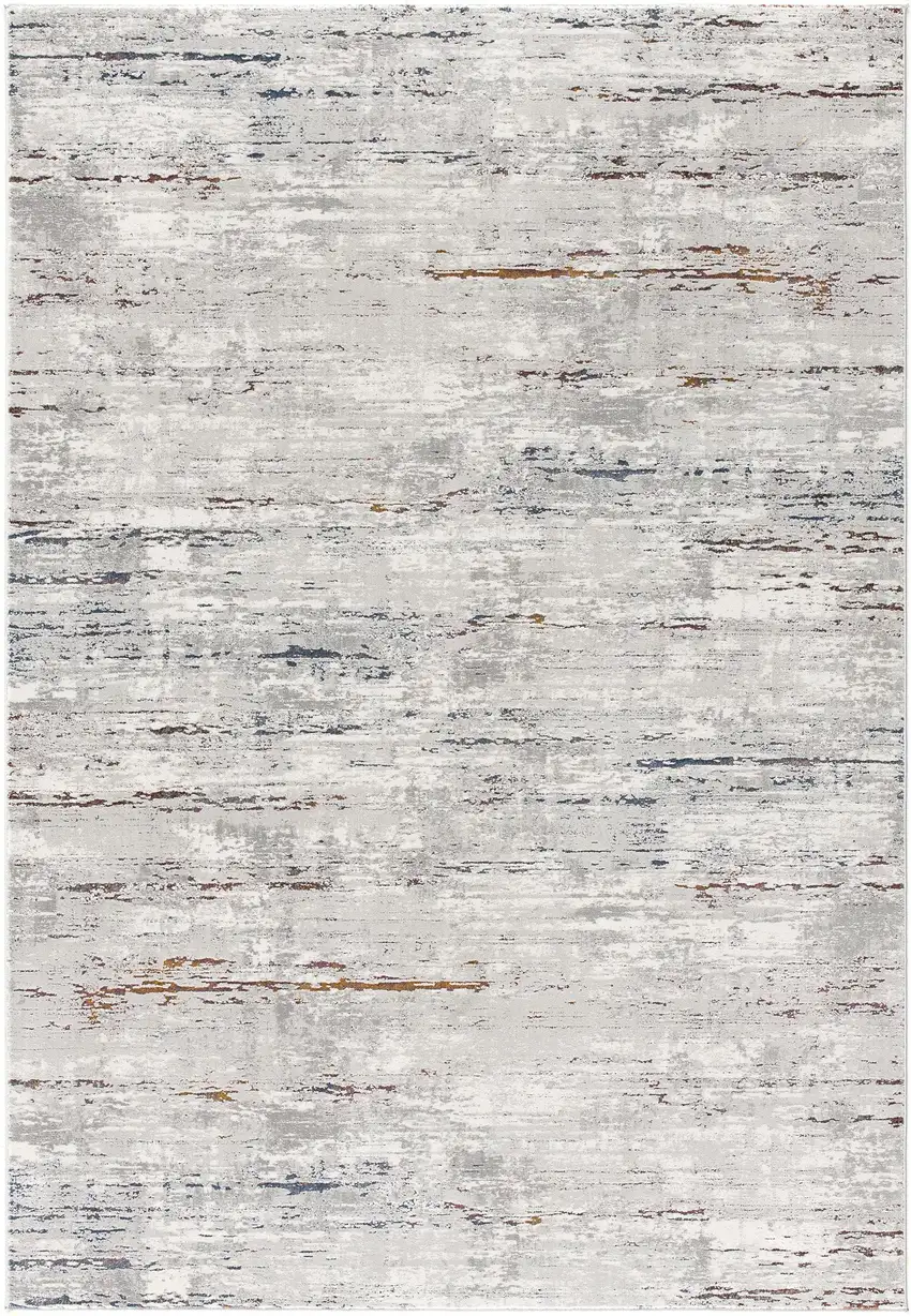 Grey Abstract Area Rug Photo 3