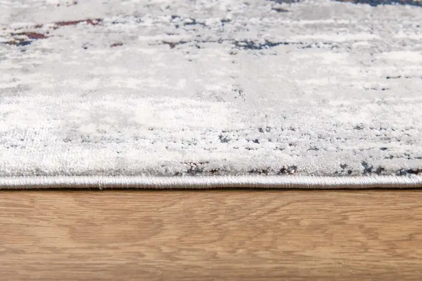 Grey Abstract Area Rug Photo 7