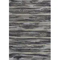 Photo of Grey Abstract Wood Design Indoor Area Rug