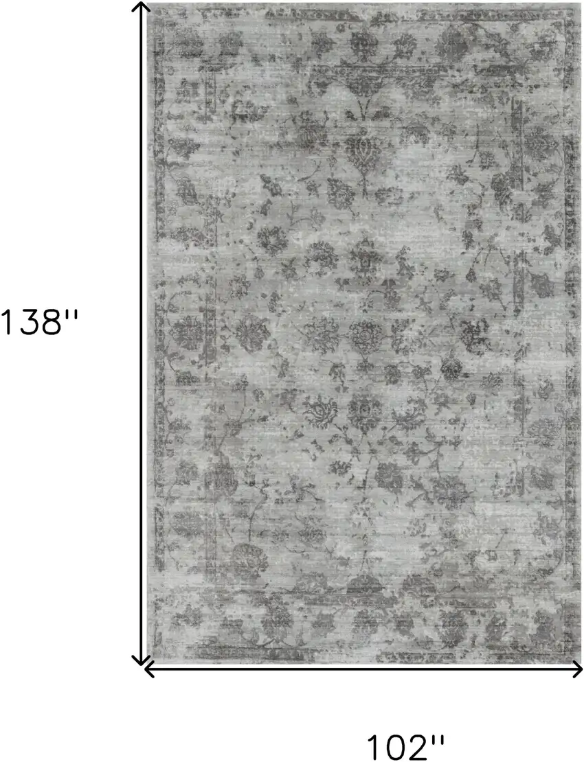 Grey Area Rug Photo 8