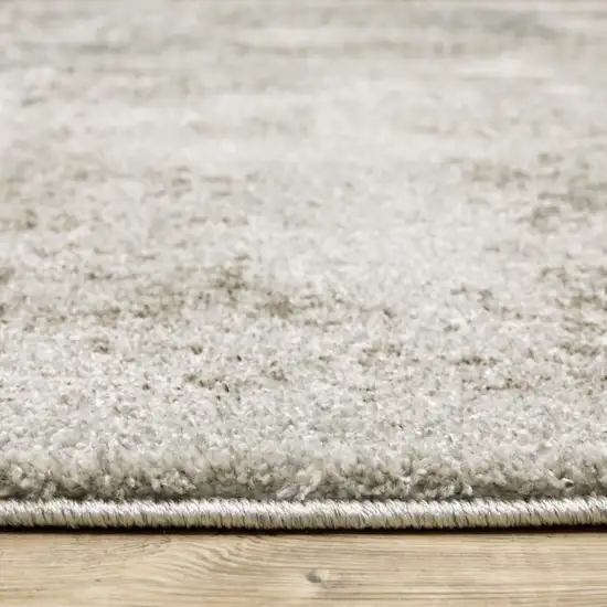 Gray Oriental Power Loom Area Rug Photo 5