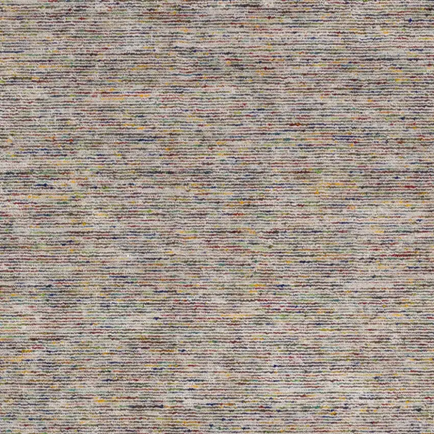 Grey Blue And Yellow Wool Hand Loomed Handmade Area Rug Photo 6