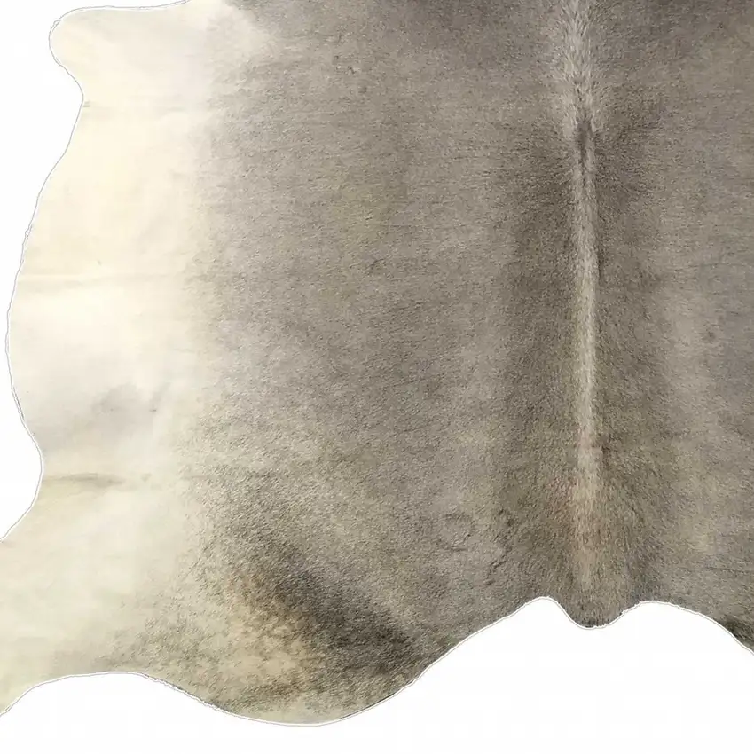 6.5'  Grey Brazilian Natural Cowhide Area Rug Photo 4