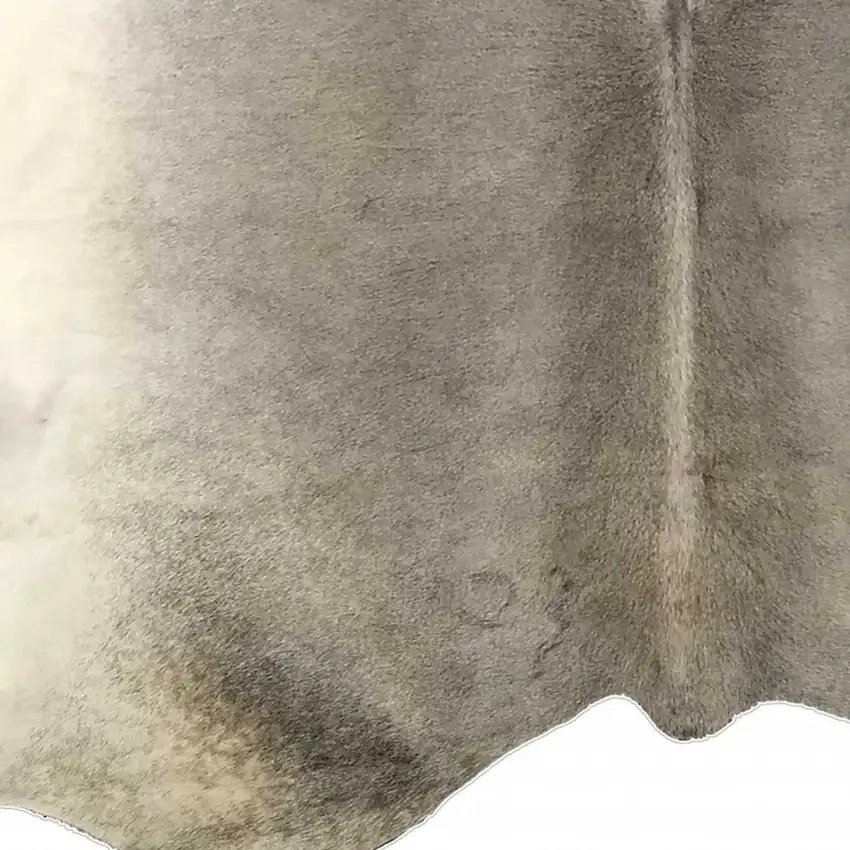 6.5'  Grey Brazilian Natural Cowhide Area Rug Photo 3