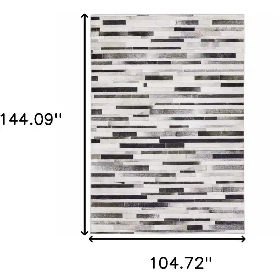 Gray And Charcoal Geometric Area Rug Photo 3