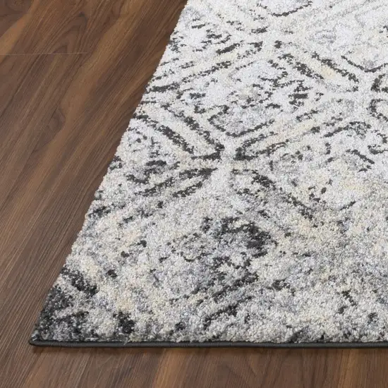 Grey Diamond Area Rug Photo 3