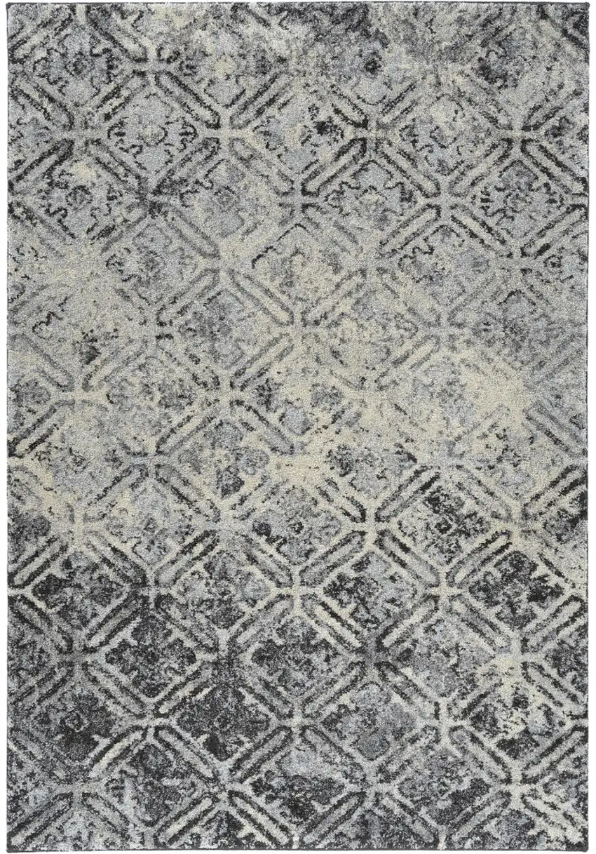 Grey Diamond Area Rug Photo 4