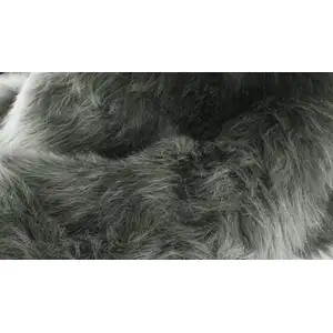 Photo of Grey Faux Rectangular - Area Rug