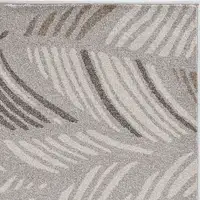 Photo of Grey Feather Brushstrokes Area Rug