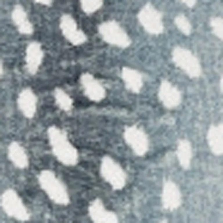 Grey Gazelle Print Shag Handmade Non Skid Area Rug Photo 2