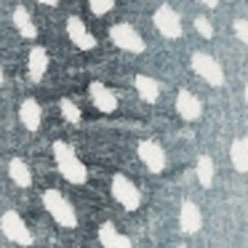 Grey Gazelle Print Shag Handmade Non Skid Area Rug Photo 3