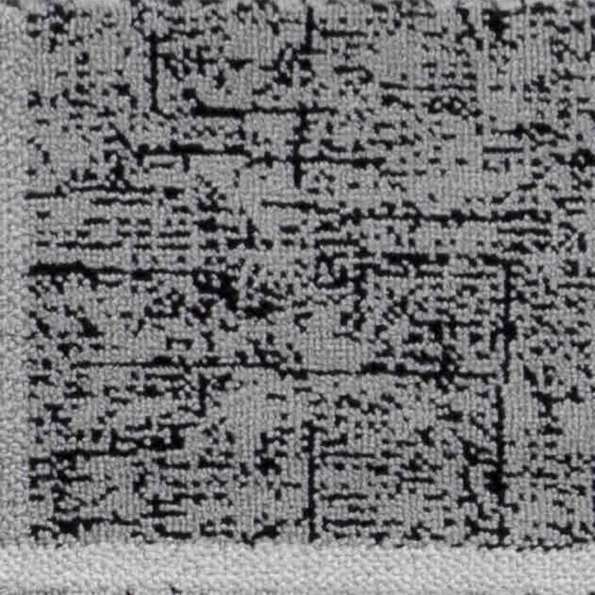 Grey Geometric Area Rug Photo 3