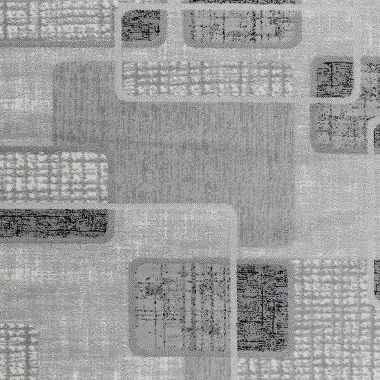 7' X 10' Grey Geometric Area Rug Photo 4
