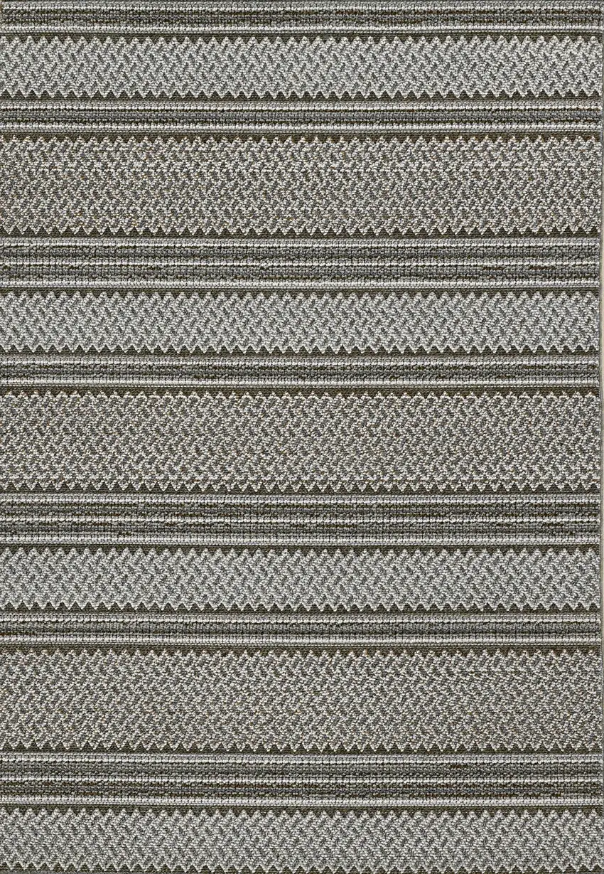 Grey Geometric Lines Area Rug Photo 2