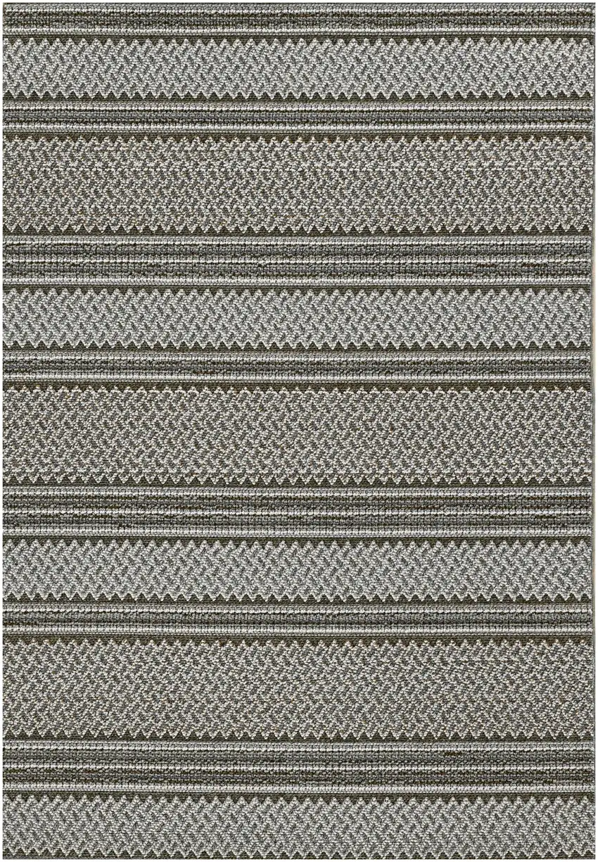 Grey Geometric Lines Area Rug Photo 2