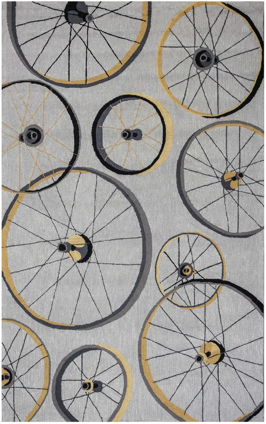 Gray Hand Tufted Area Rug Photo 2