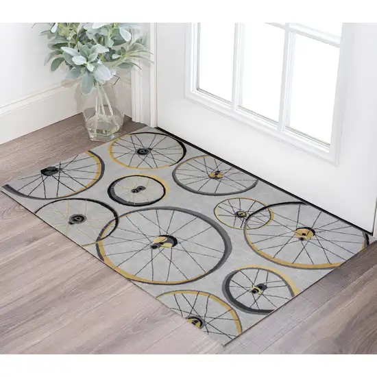 Gray Hand Tufted Area Rug Photo 1