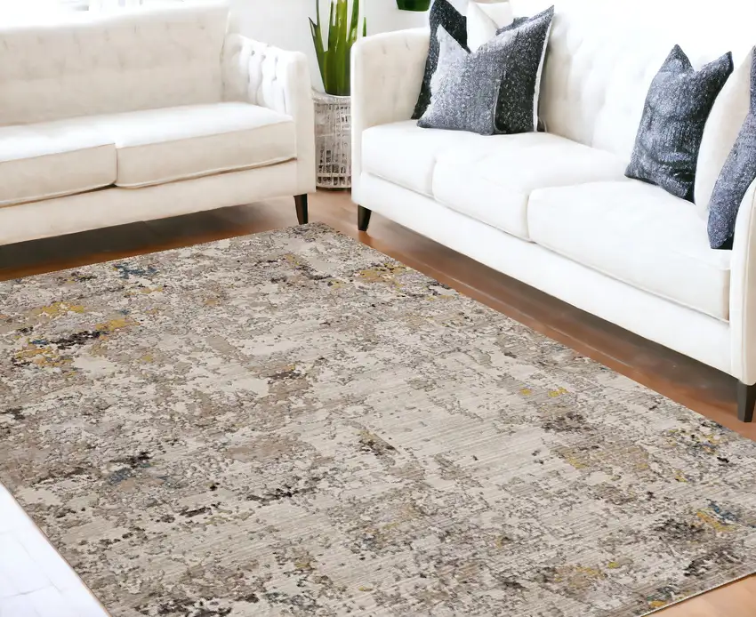 Grey Hand Loomed Traditional Floral Indoor Area Rug Photo 1