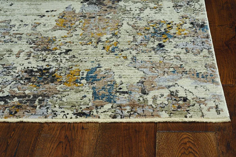 Grey Hand Loomed Traditional Floral Indoor Area Rug Photo 3