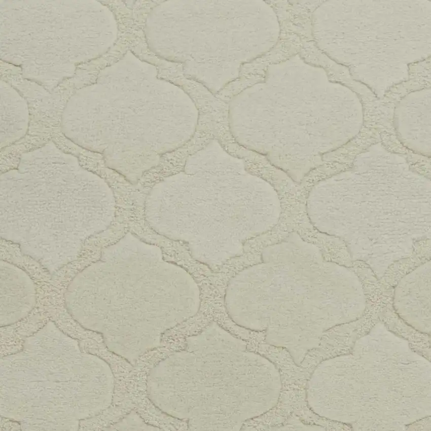 Grey Hand Tufted Geometric Indoor Accent Rug Photo 3